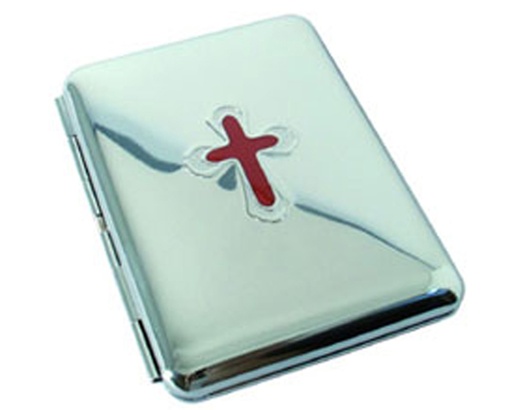 [10945] Cigarette Pouch Hadson 10945 Cross Red