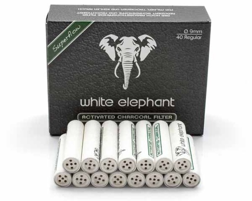 [20102] Filter White Elephant Activated Charcoal In 40 9Mm