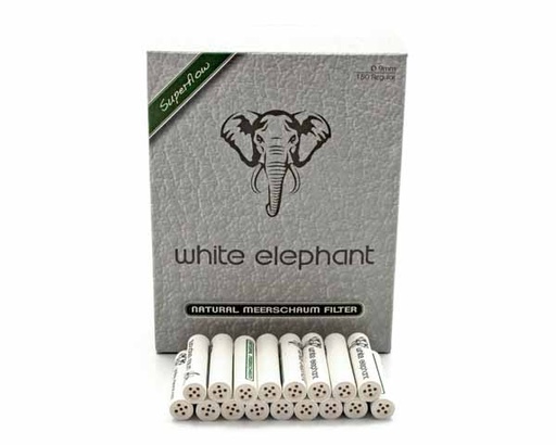[20203] Filter White Elephant Natural Meerschaum In 150 9Mm