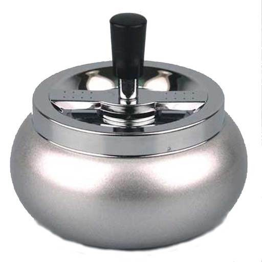 [502573] Ashtray Bulb Silver 13cm