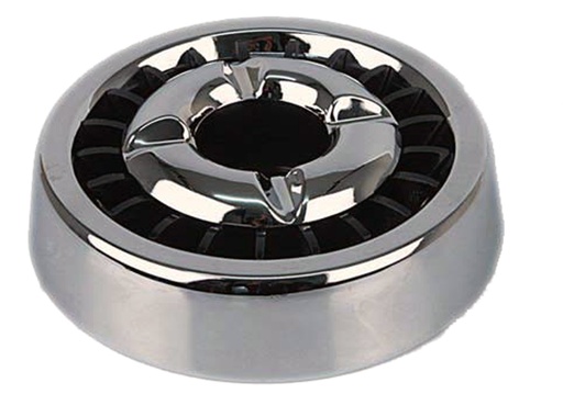 [510015] Ashtray With Dovers Chrome