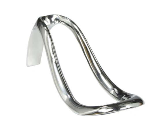 [552911] Porte Pipe Metal Chrome 1 Pipe