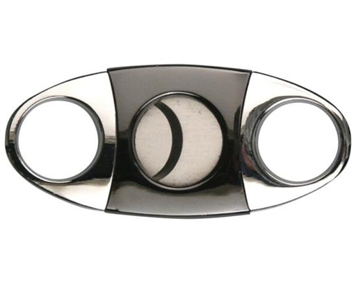 [591654] Cigar Cutter Bold Chrome/Gun 22mm