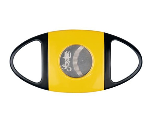 [591683] Cigar Cutter Passatore Black/Yellow 23Mm