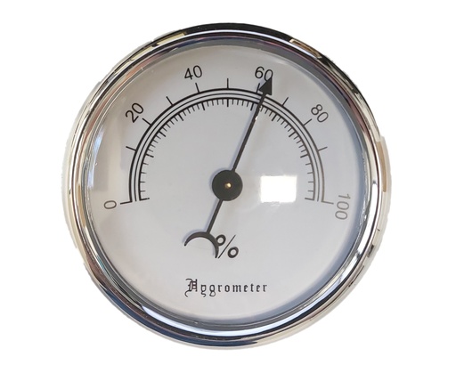 [596151] Hygrometer Chrome 73mm Voor 563151