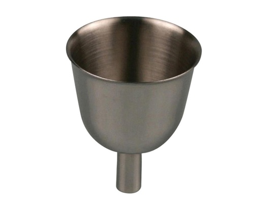 [725969] Hip Flask Stainless Steel Funnel