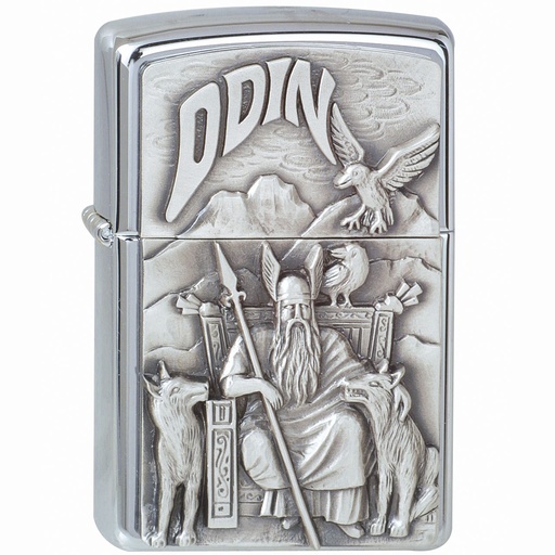 [1300097] Briquet Zippo Viking Odin Emblem