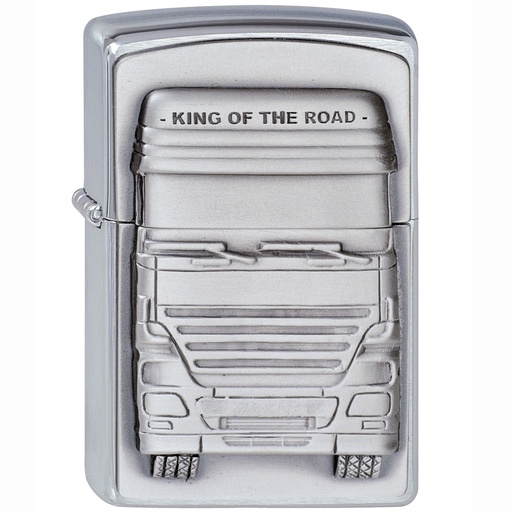 [1300176] Aansteker Zippo King of The Road Emblem