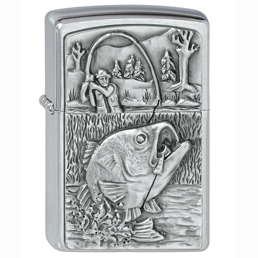 [2000407] Aansteker Zippo Bass Fishing Emblem