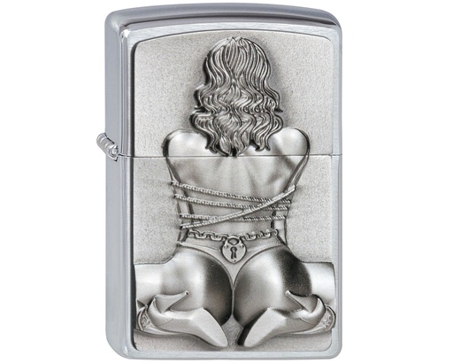 [2002549] Ligther Zippo Bondage Girl Emblem