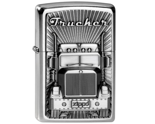 [2003977] Aansteker Zippo Trucker Emblem Zippo Logo