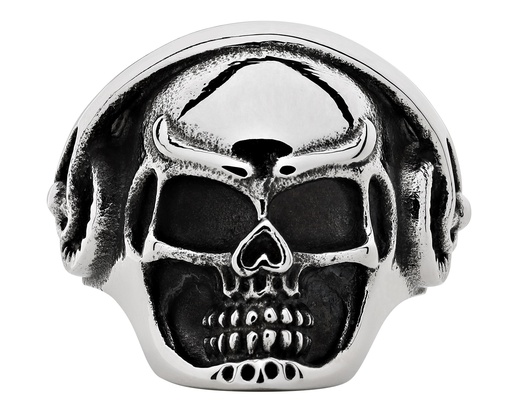 [2006262] Zippo Headphone Skull Ring - 58