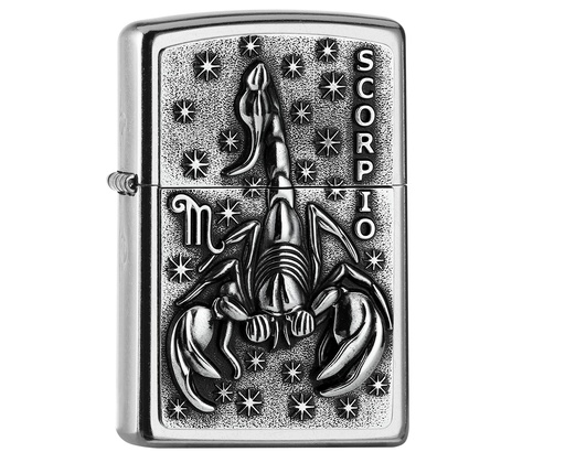 [2006498] Lighter Zippo Zodiac Scorpio Tierkr. V19 Emb