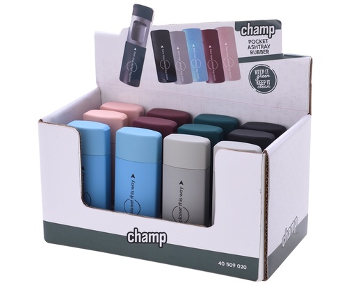 [40509020] Pocket Ashtray Champ Rubber Style