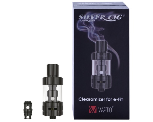 [40678640] Silver Cig Clearomizer For E-Fit50 Black