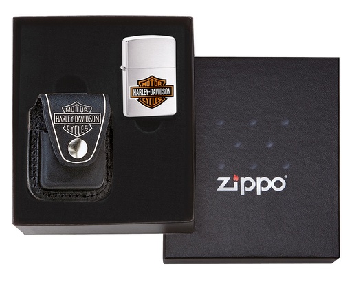 [60000742] Gift Set Zippo Pouch HD Black Without Lighter