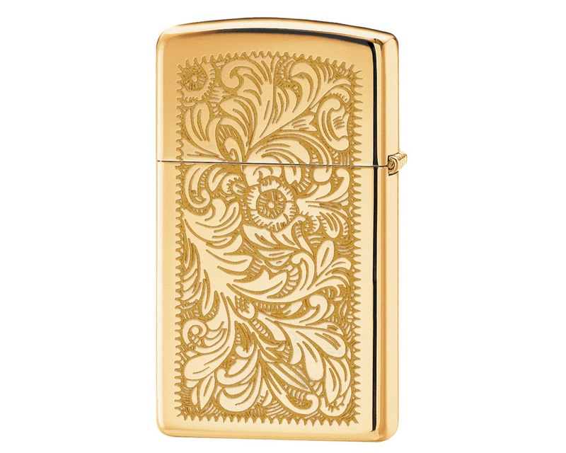 [60000812] Aansteker Zippo Venetian Brass Slim