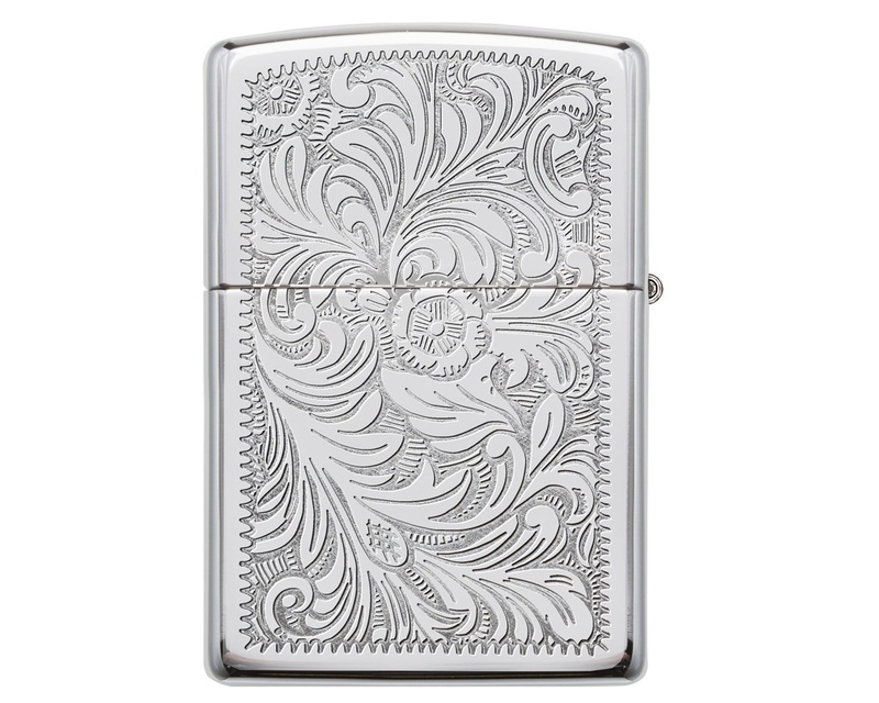 [60000813] Briquet Zippo Venetian Chrome