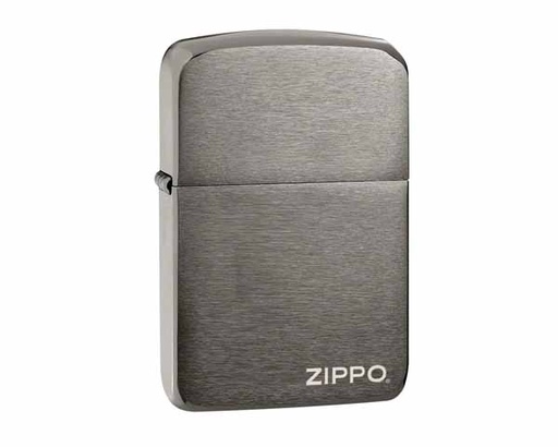 [60001198] Aansteker Zippo 1941 Replica Black Ice with Zippo Logo