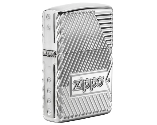 [60004306] Briquet Zippo Zippo Bolts Design with Zippo Logo