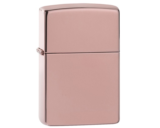 [60005212] Briquet Zippo Reg High Polished Rose Gold