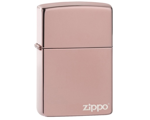 [60005213] Aansteker Zippo Reg High Polished Rose Gold with Zippo Logo Lasered