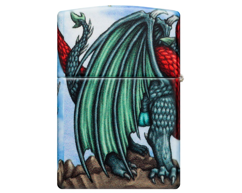 [60005658] Briquet Zippo Fighting Dragon 