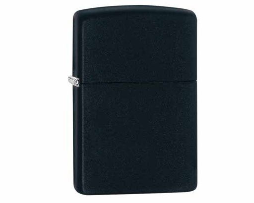 [60005770] Aansteker Zippo Reg Black Matte For Laser Brass