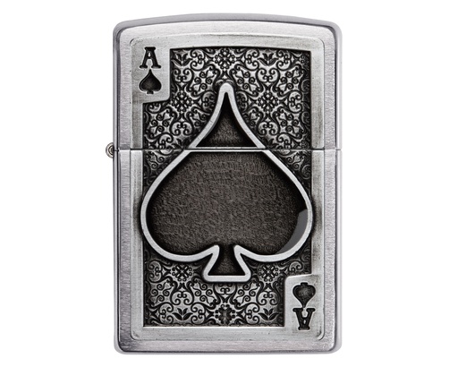 [60005876] Briquet Zippo Ace Of Spades Emblem Design