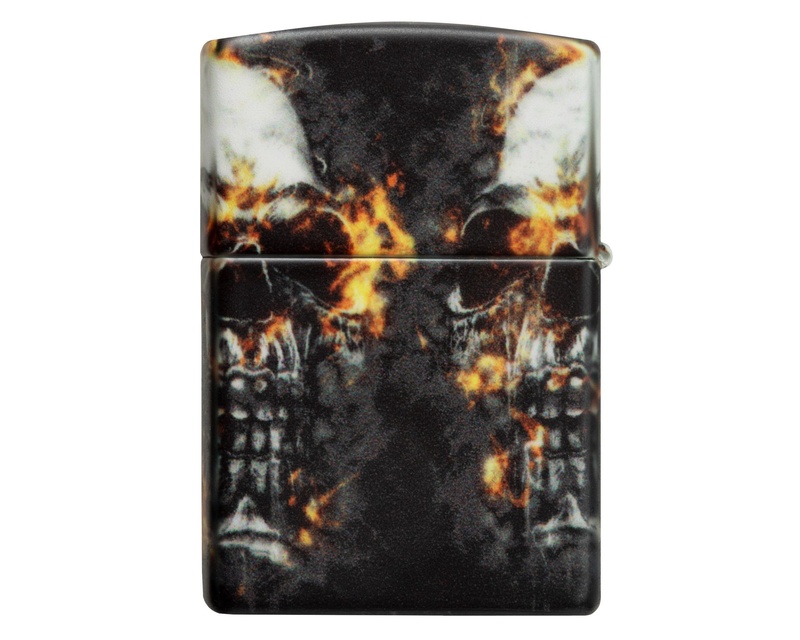 [60006136] Aansteker Zippo Smokey Skulls Design