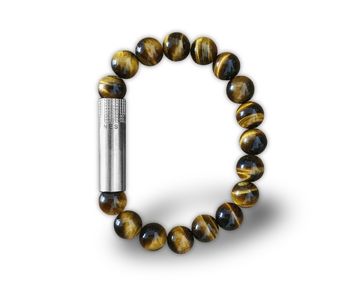 [BP1121L] LFL Bracelet Solo Steel Tiger Eye L