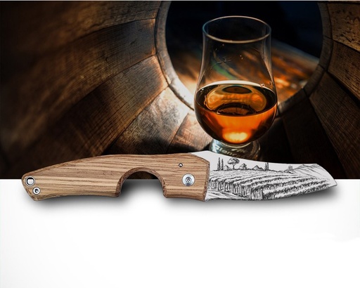 [CC0201068] LFL Cigar Knive Le Petit Barrel Cognac