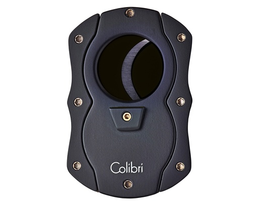 [CU100T20] Cigar Cutter Colibri Cut Black Rubber/Black Blades