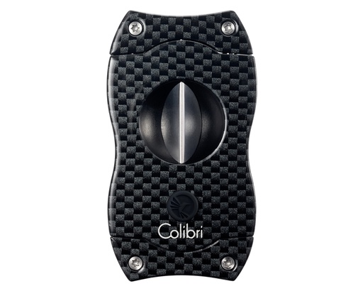 [CU300T20] Cigar Cutter Colibri V-Cut Carbon Fiber Black