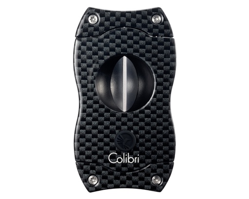 [CU300T20] Sigarenknipper Colibri V-Cut Carbon Fiber Zwart