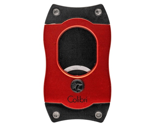 [CU500T12] Sigarenknipper Colibri S-Cut Rood/Zwart