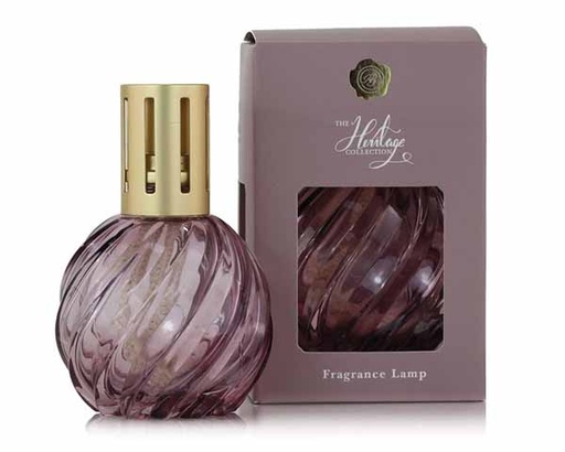 [HCPFL001] AB Lampe Spiral Glass Mauve