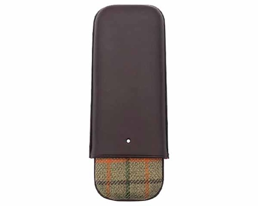 [HU0007H2] Cigar Pouch White Spot Highland 2F Brn/Gre