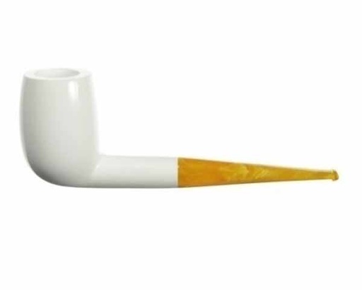 [PMEW45502] Pipe VB Meerschaum White 45 50 Straight