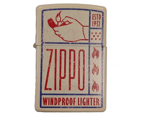 [60006409] Briquet Zippo Design with Zippo Logo