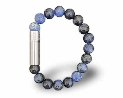 [BP1126XL] LFL Bracelet Solo Steel Sodalite XL