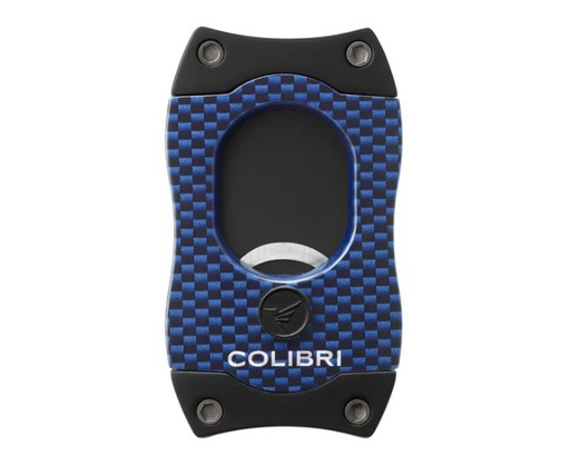 [CU500T33] Sigarenknipper Colibri S-Cut Cf Blauw