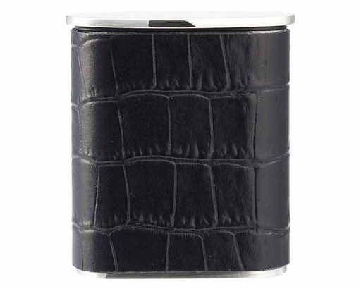 [18942710] Pocket Ashtray Pearl Croco Black