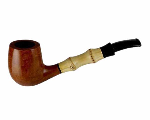 [50452] Pijp Tsuge Bamboo Half Bent Smooth