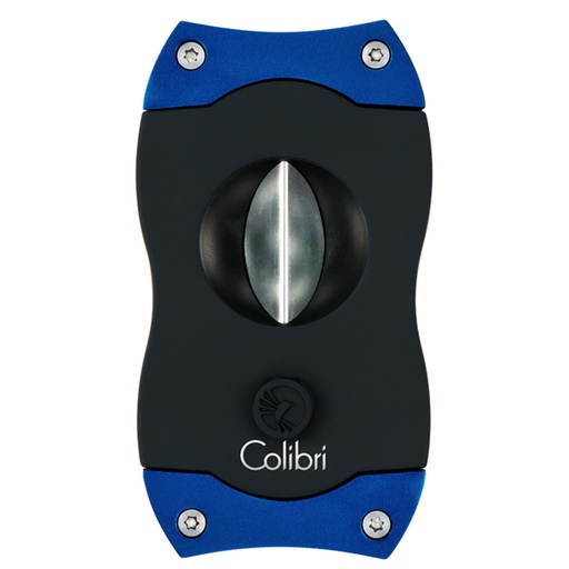 [CU300T3] Cigar Cutter Colibri V-Cut Blue