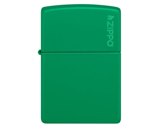 [60006628] Briquet Zippo Grass Green Matte with Zippo Logo