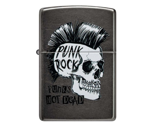 [60006559] Aansteker Zippo Punk Rock Skull Design