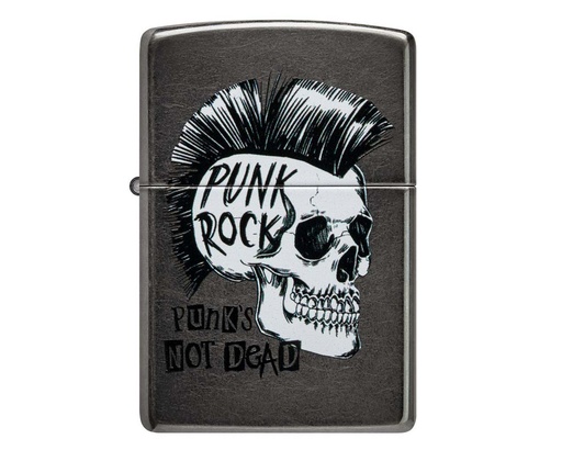 [60006559] Briquet Zippo Punk Rock Skull Design