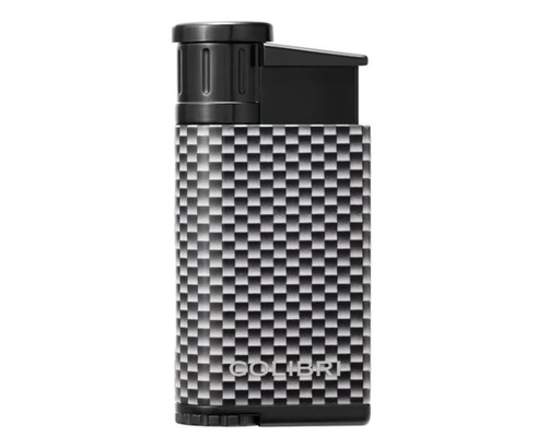 [LI520C31] Aansteker Colibri Evo Carbon Wit Zilver