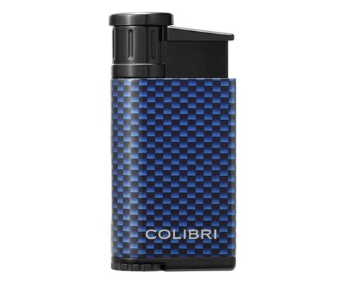 [LI520C33] Briquet Colibri Evo Carbon Bleu
